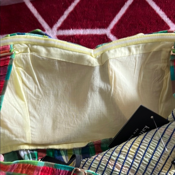 NWT Kate Spade Coastal Multicolor Plaid Maxi Dress - Size 6 - Picture 11 of 11